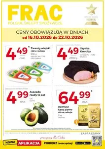 Gazetka promocyjna FRAC, ważna od 2026-10-16 do 2026-10-22.