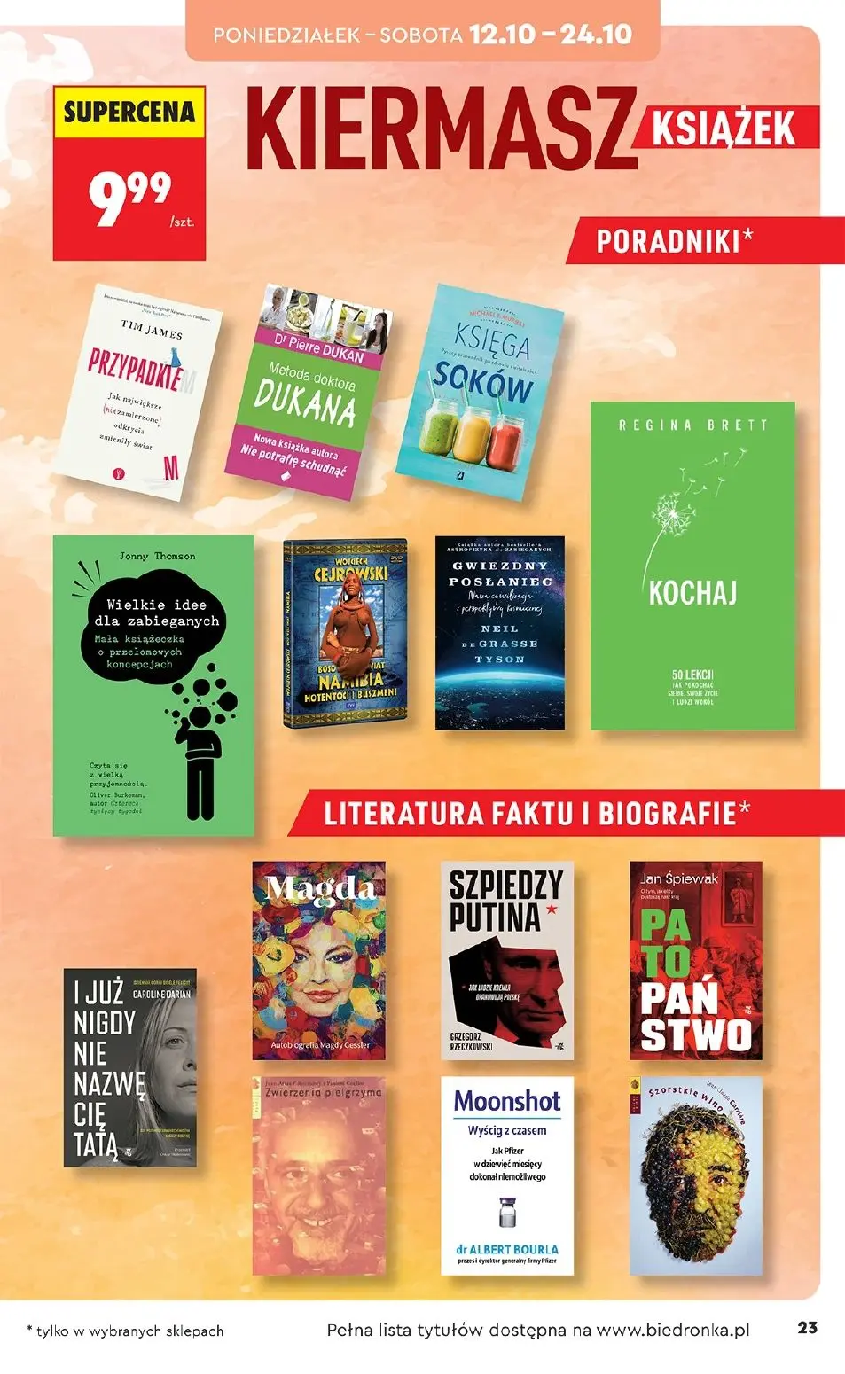 gazetka promocyjna Biedronka Hity i inspiracje - Strona 23
