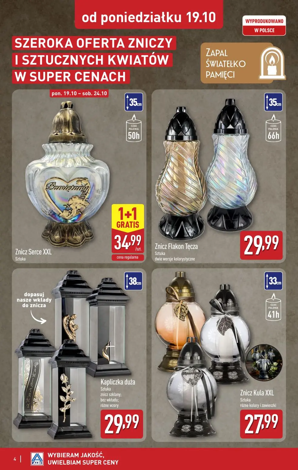 gazetka promocyjna ALDI Znicze 🕯️ - Strona 4