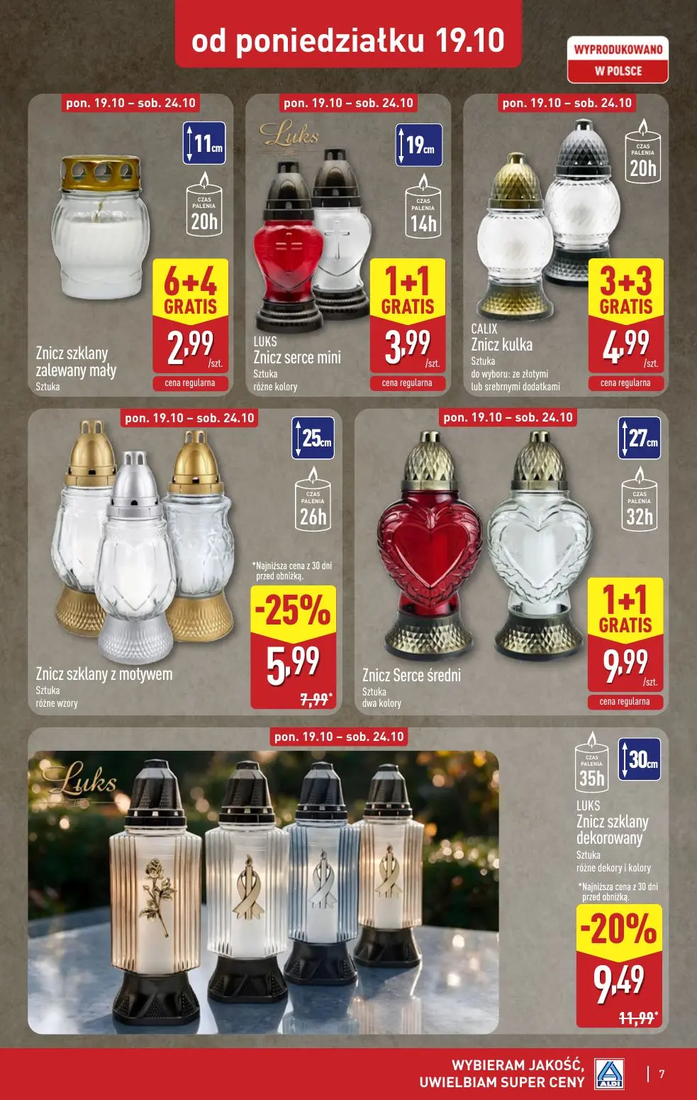 gazetka promocyjna ALDI Znicze 🕯️ - Strona 7