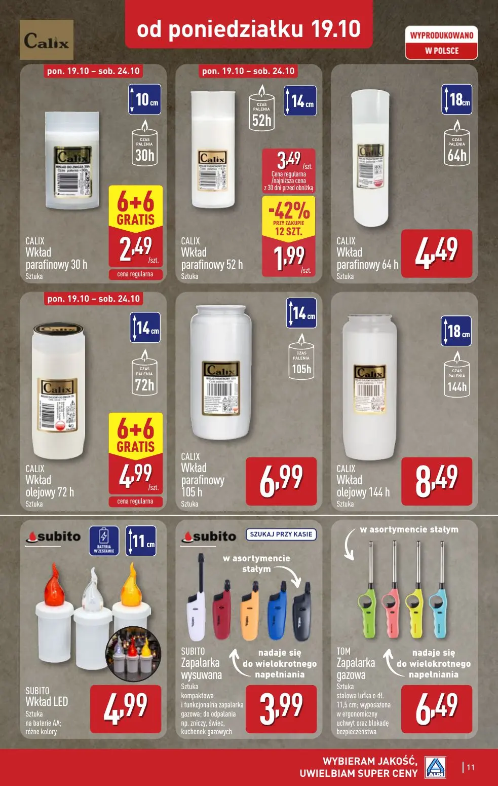gazetka promocyjna ALDI Znicze 🕯️ - Strona 11