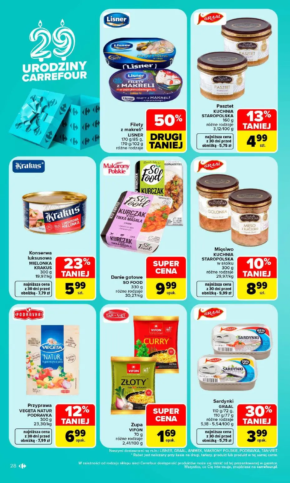 gazetka promocyjna Carrefour Od poniedziałku - Strona 28