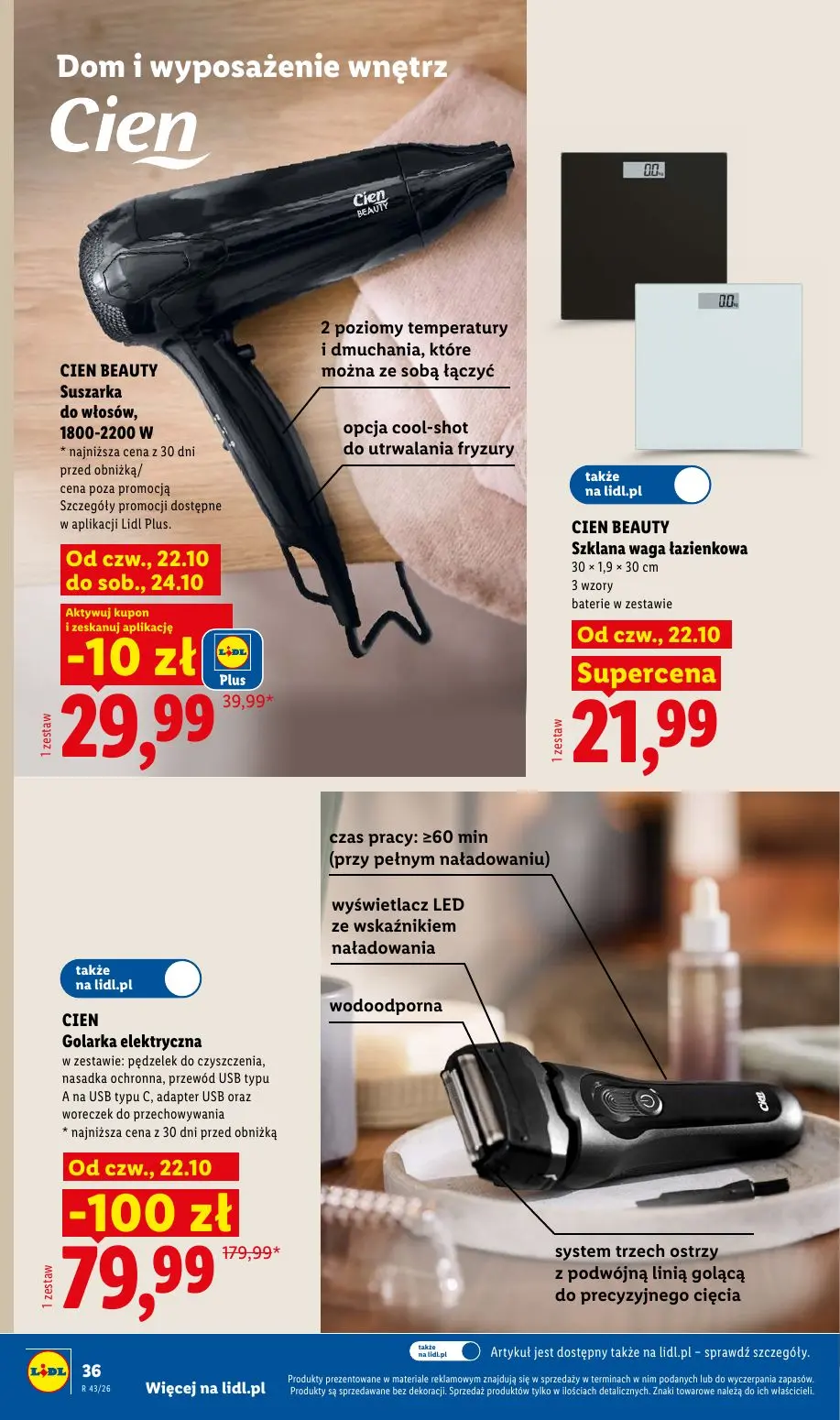 gazetka promocyjna LIDL Od poniedziałku - Strona 46