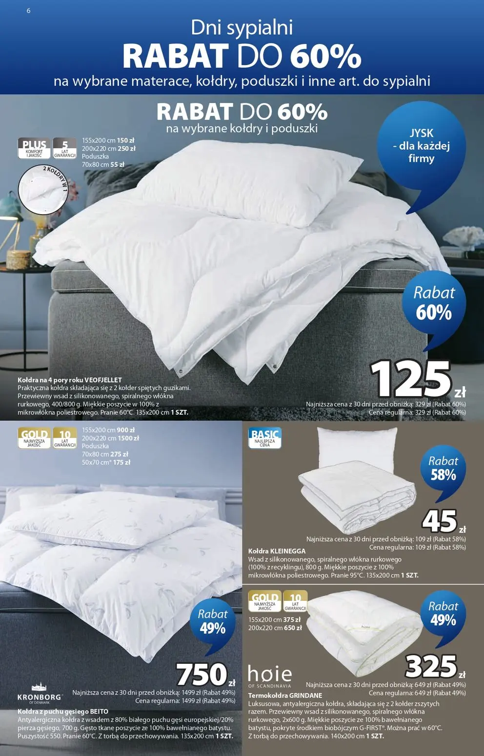 gazetka promocyjna JYSK Świetna oferta dla domu - Strona 6