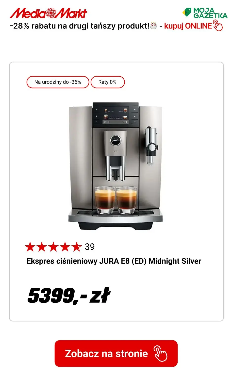 gazetka promocyjna Media Markt Z okazji 28 urodzin MediaMarkt!🥳
-28% rabatu na drugi tańszy produkt!  - Strona 7