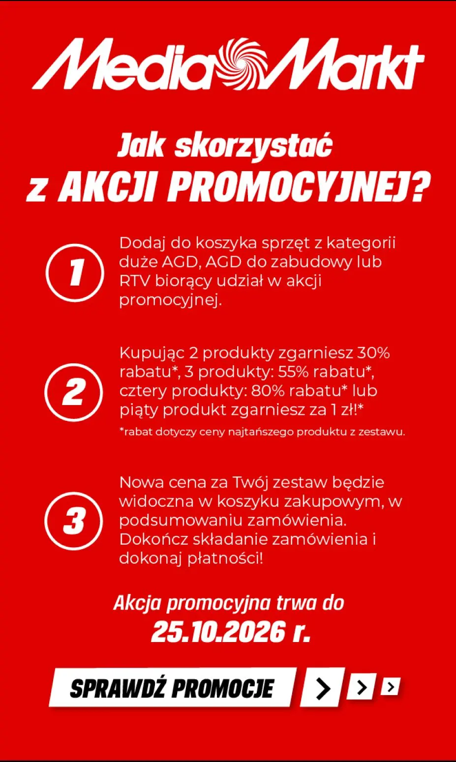 gazetka promocyjna Media Markt ZestawoMania w MediaMarkt! Kupuj w zestawach sprzęt Dużego AGD i RTV i oszczędzaj! - Strona 2
