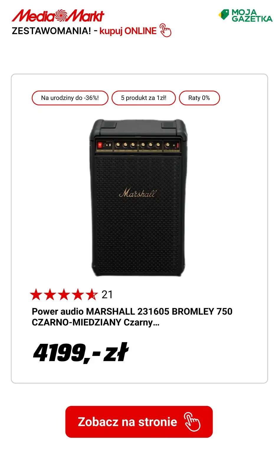 gazetka promocyjna Media Markt ZestawoMania w MediaMarkt! Kupuj w zestawach sprzęt Dużego AGD i RTV i oszczędzaj! - Strona 4