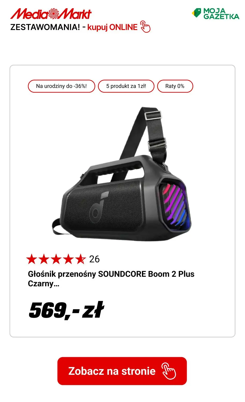 gazetka promocyjna Media Markt ZestawoMania w MediaMarkt! Kupuj w zestawach sprzęt Dużego AGD i RTV i oszczędzaj! - Strona 5