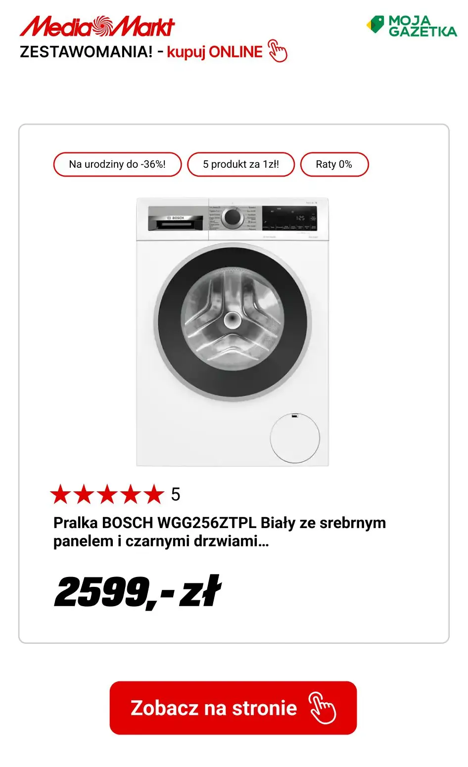 gazetka promocyjna Media Markt ZestawoMania w MediaMarkt! Kupuj w zestawach sprzęt Dużego AGD i RTV i oszczędzaj! - Strona 7