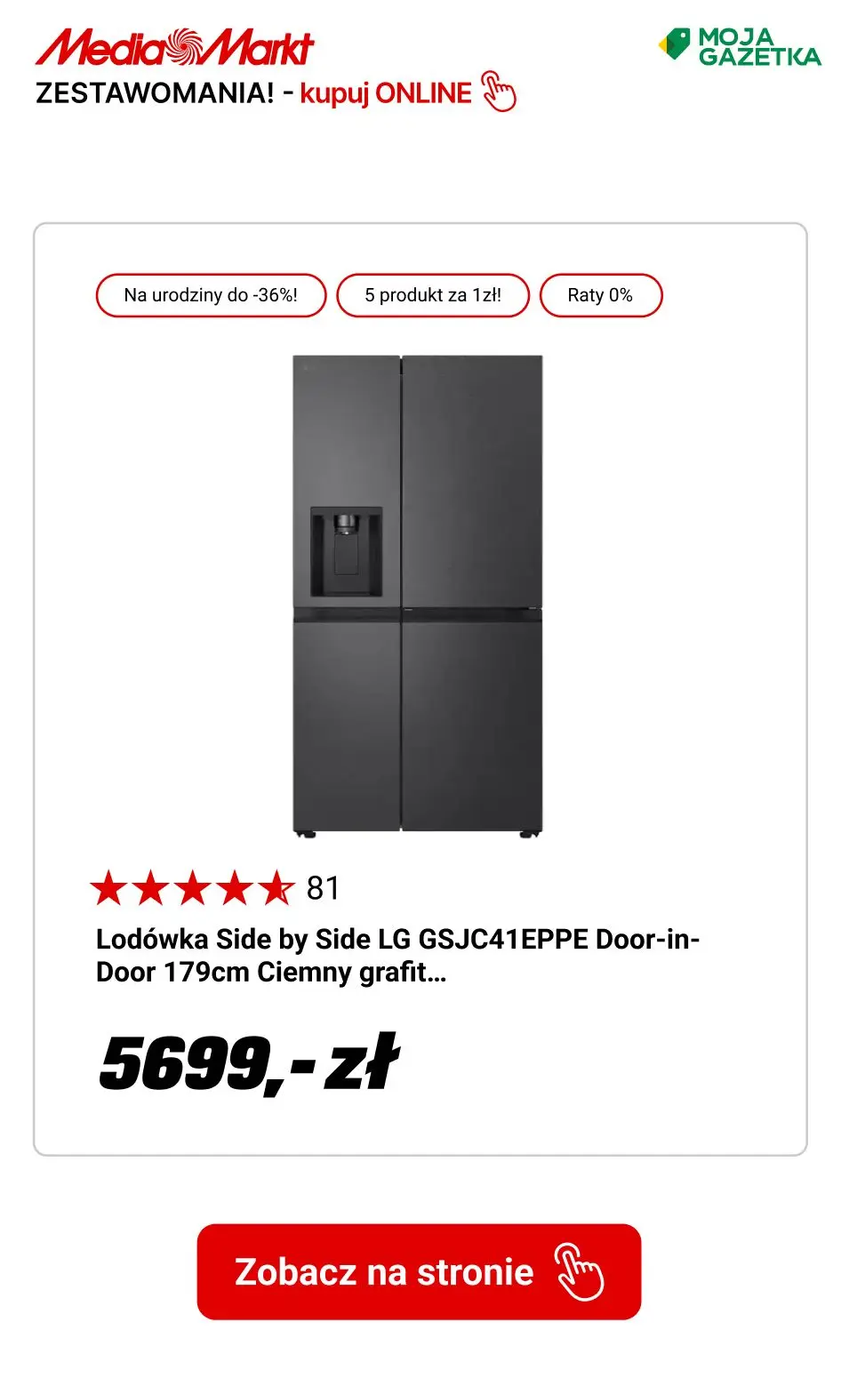gazetka promocyjna Media Markt ZestawoMania w MediaMarkt! Kupuj w zestawach sprzęt Dużego AGD i RTV i oszczędzaj! - Strona 8