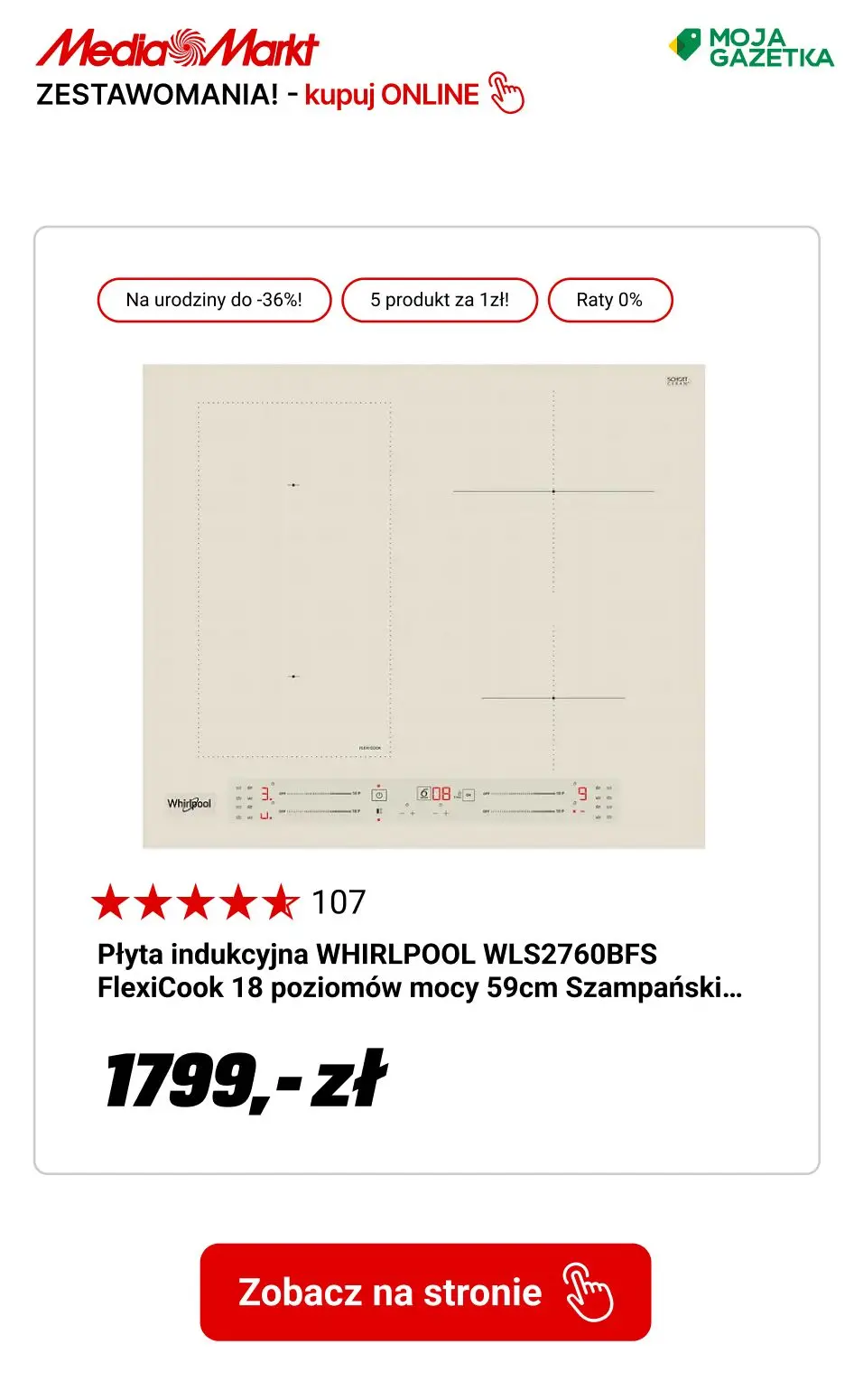 gazetka promocyjna Media Markt ZestawoMania w MediaMarkt! Kupuj w zestawach sprzęt Dużego AGD i RTV i oszczędzaj! - Strona 9
