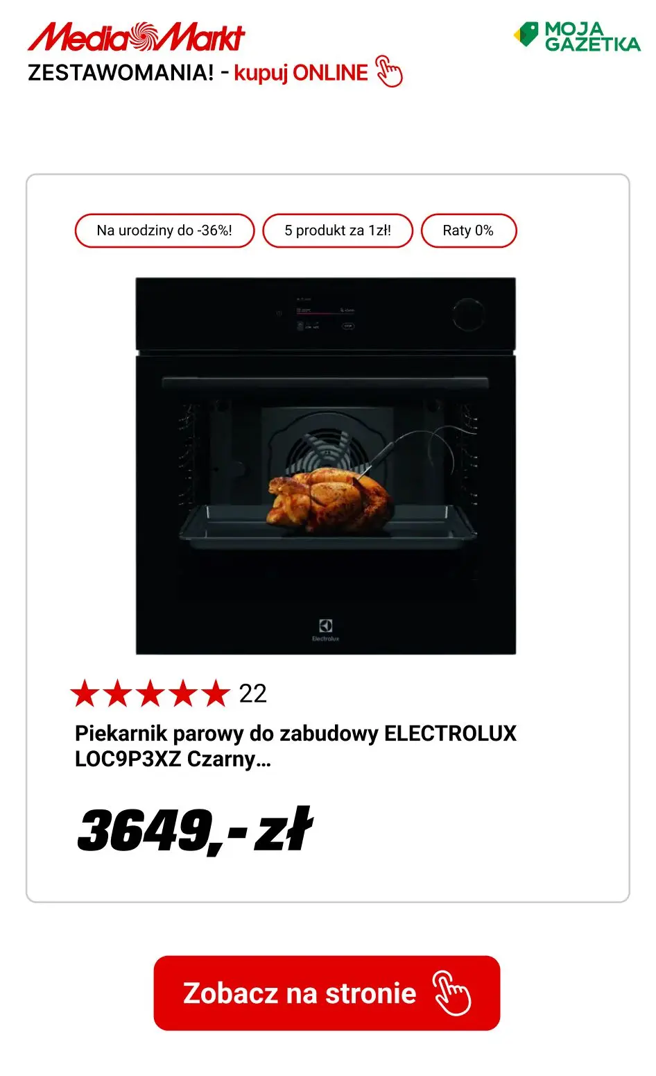 gazetka promocyjna Media Markt ZestawoMania w MediaMarkt! Kupuj w zestawach sprzęt Dużego AGD i RTV i oszczędzaj! - Strona 11