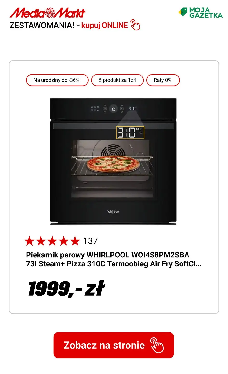 gazetka promocyjna Media Markt ZestawoMania w MediaMarkt! Kupuj w zestawach sprzęt Dużego AGD i RTV i oszczędzaj! - Strona 12