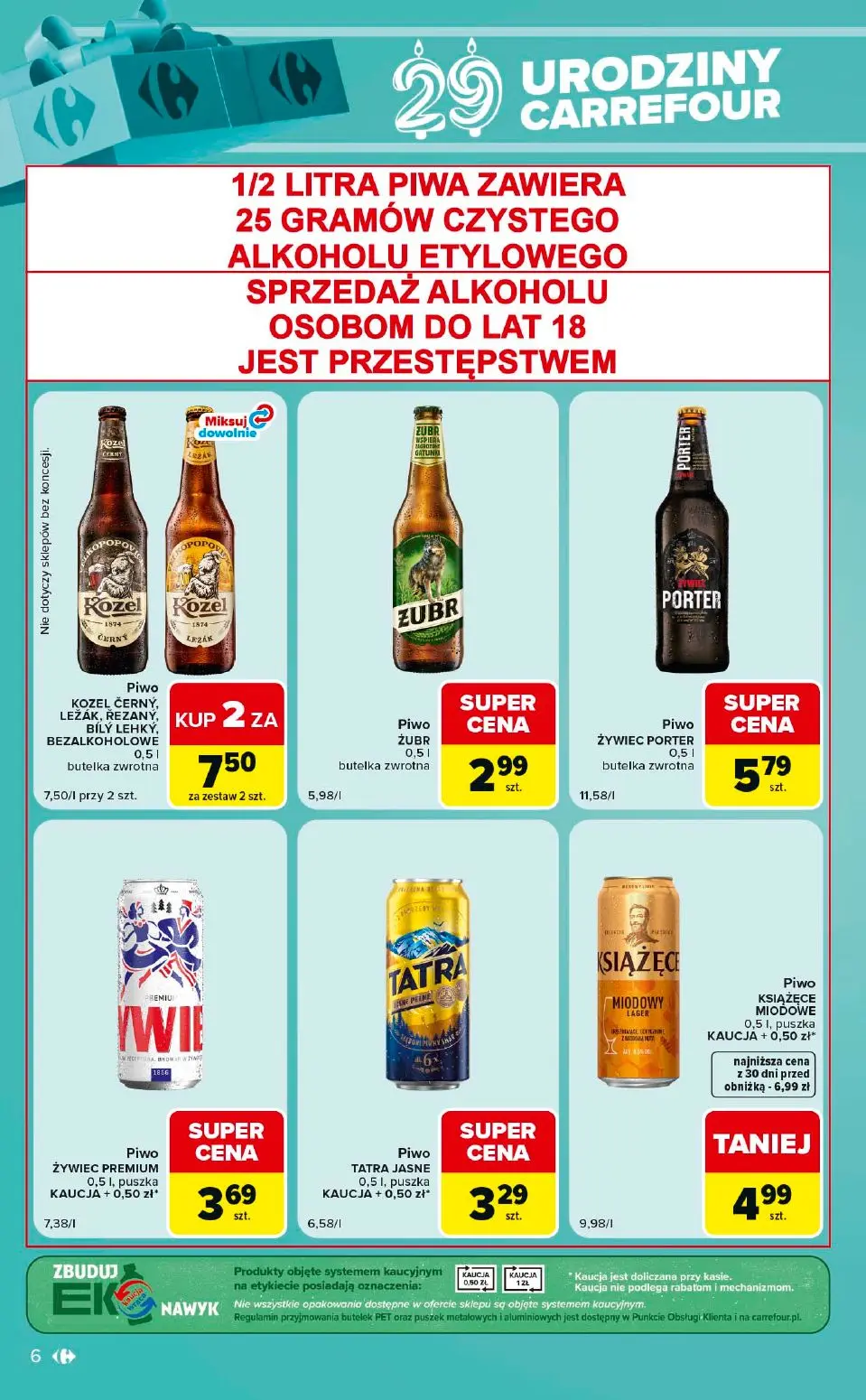 gazetka promocyjna Carrefour Express W sumie urodzinowe okazje - Strona 6