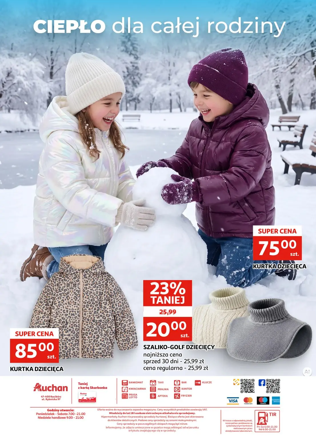 gazetka promocyjna Auchan Zimowe tekstylia - Racibórz - Strona 9