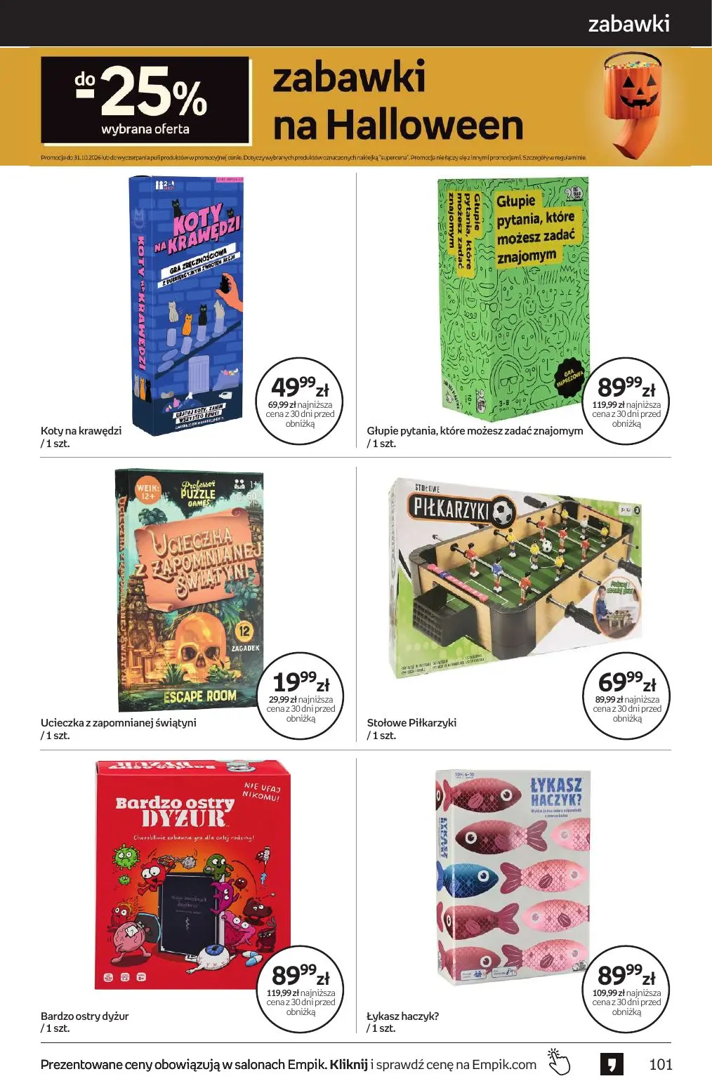 gazetka promocyjna Empik Tom kultury - Strona 101