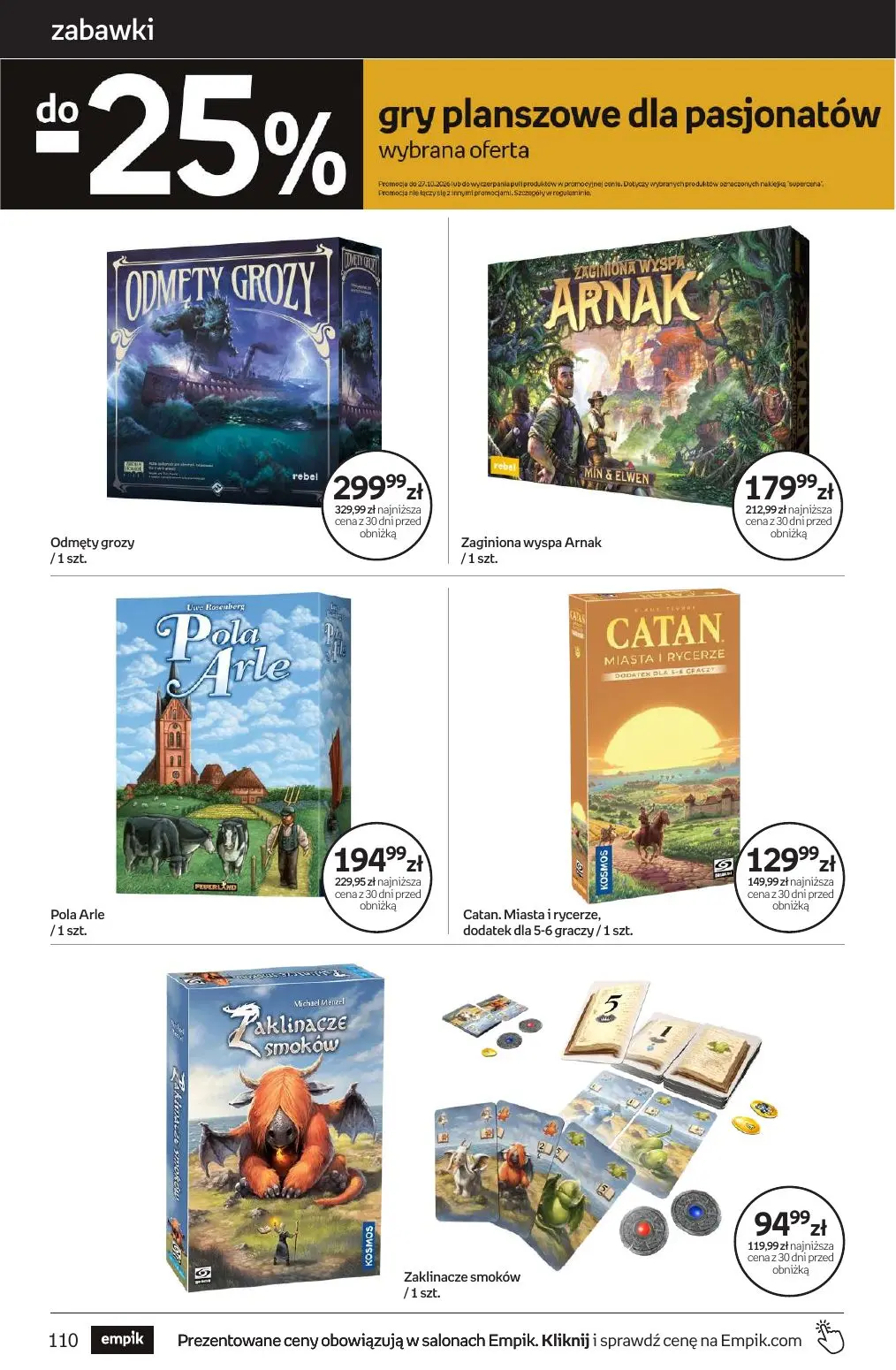 gazetka promocyjna Empik Tom kultury - Strona 110
