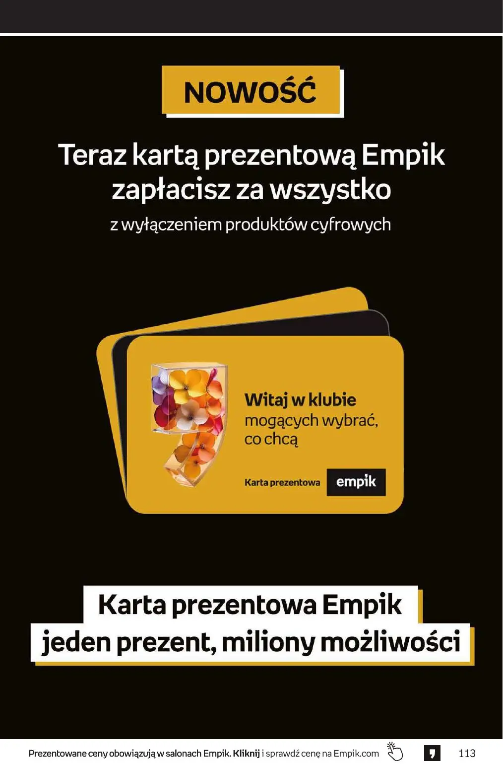 gazetka promocyjna Empik Tom kultury - Strona 113