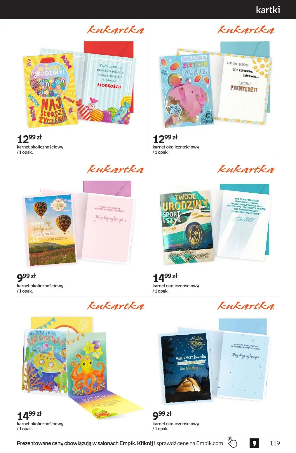 gazetka promocyjna Empik Tom kultury - Strona 119