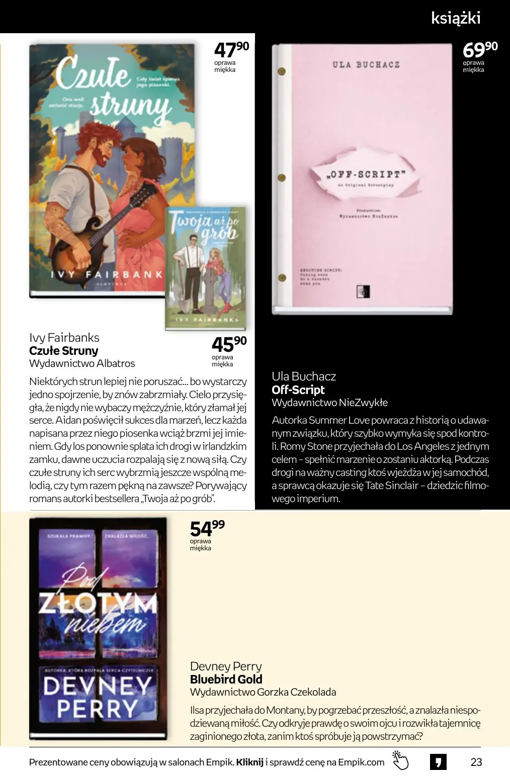 gazetka promocyjna Empik Tom kultury - Strona 23