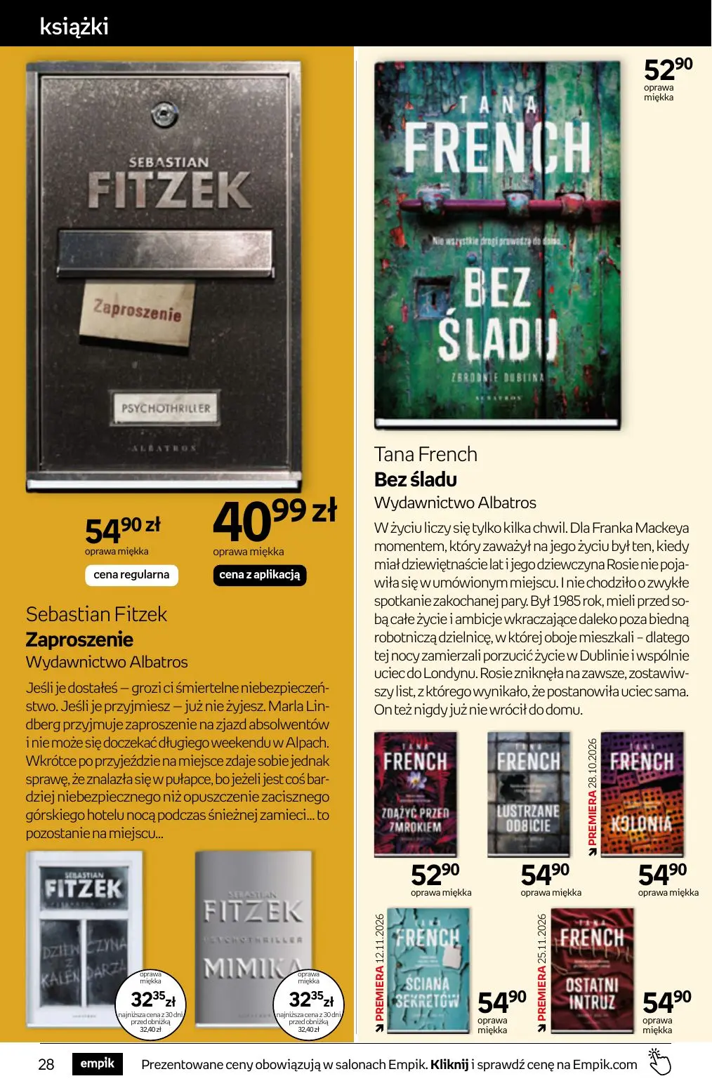 gazetka promocyjna Empik Tom kultury - Strona 28