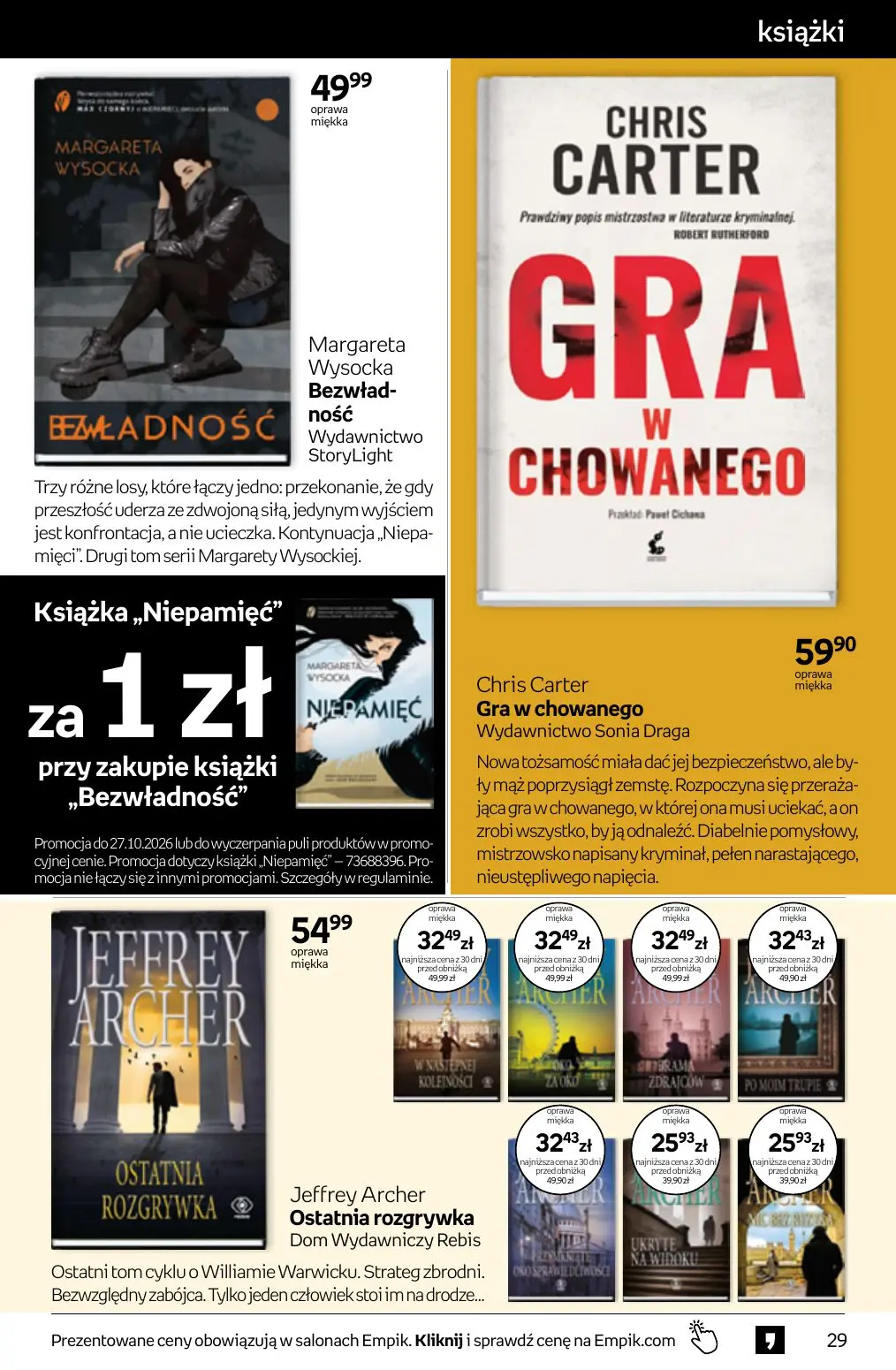 gazetka promocyjna Empik Tom kultury - Strona 29