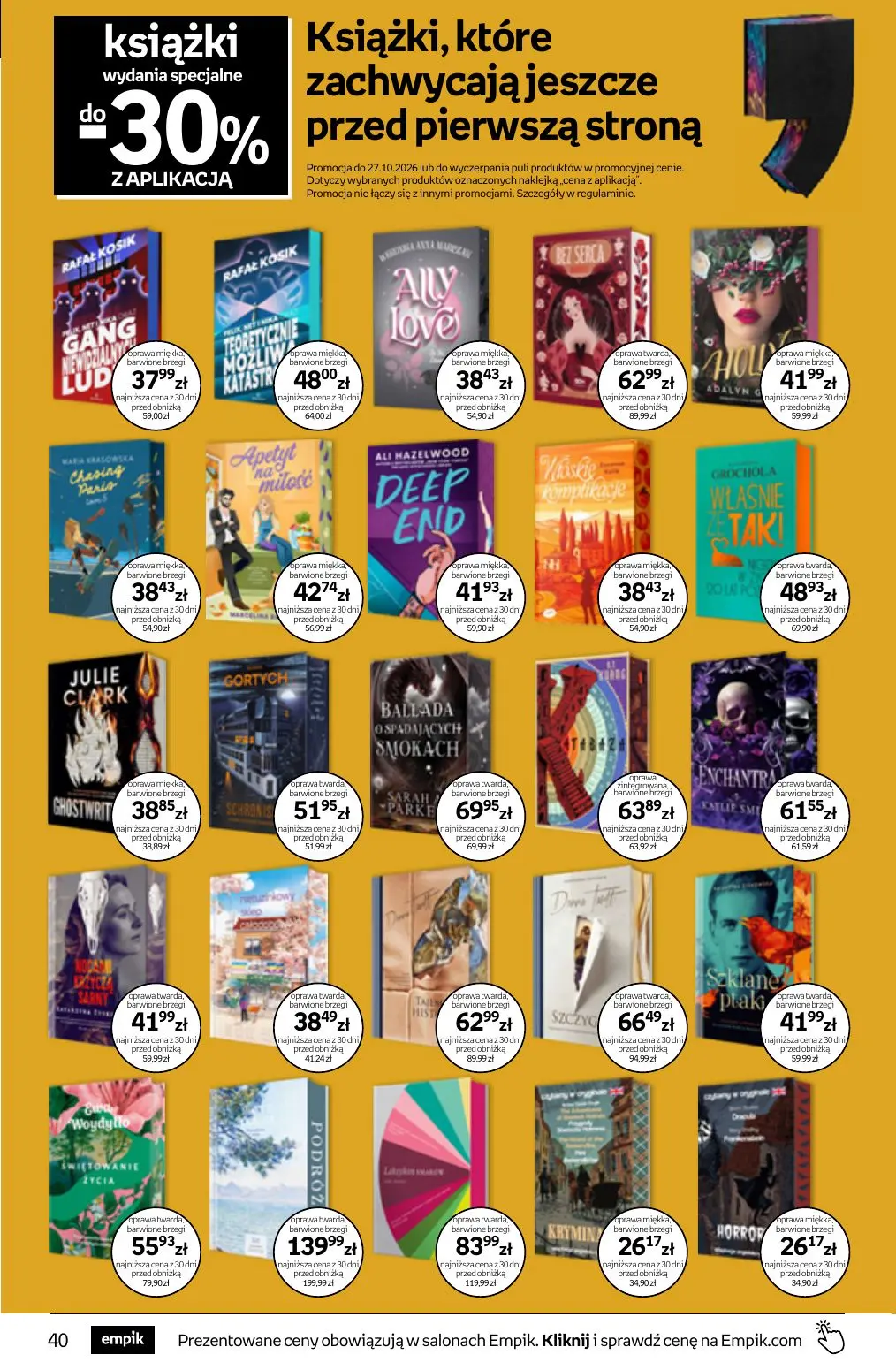 gazetka promocyjna Empik Tom kultury - Strona 40