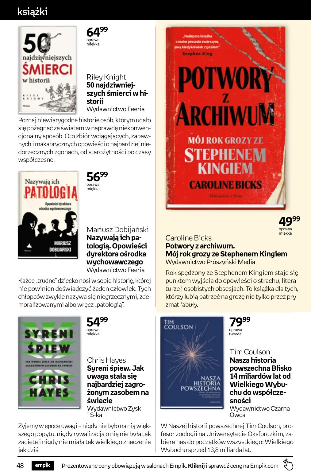 gazetka promocyjna Empik Tom kultury - Strona 48