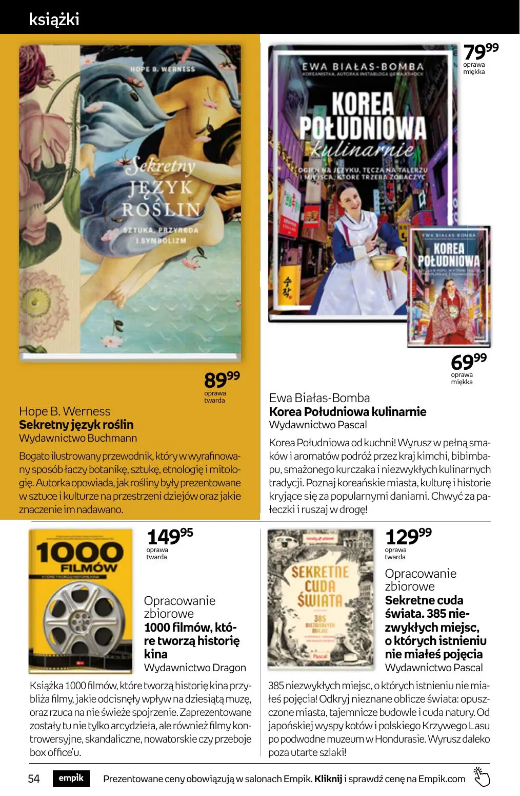 gazetka promocyjna Empik Tom kultury - Strona 54