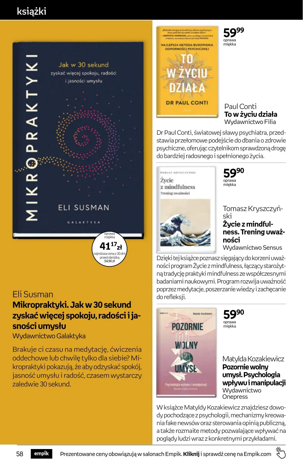 gazetka promocyjna Empik Tom kultury - Strona 58