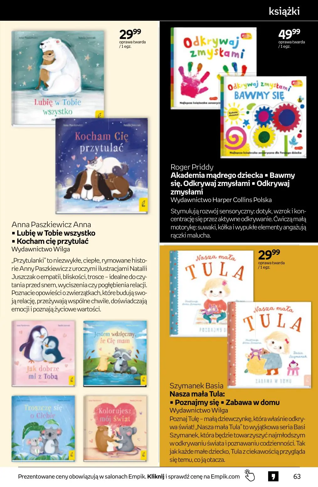 gazetka promocyjna Empik Tom kultury - Strona 63