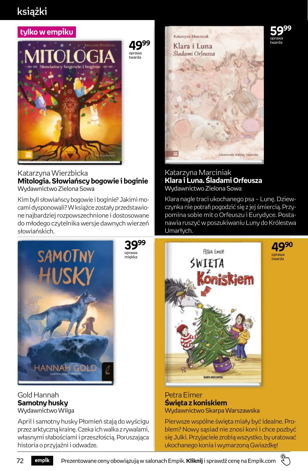 gazetka promocyjna Empik Tom kultury - Strona 72