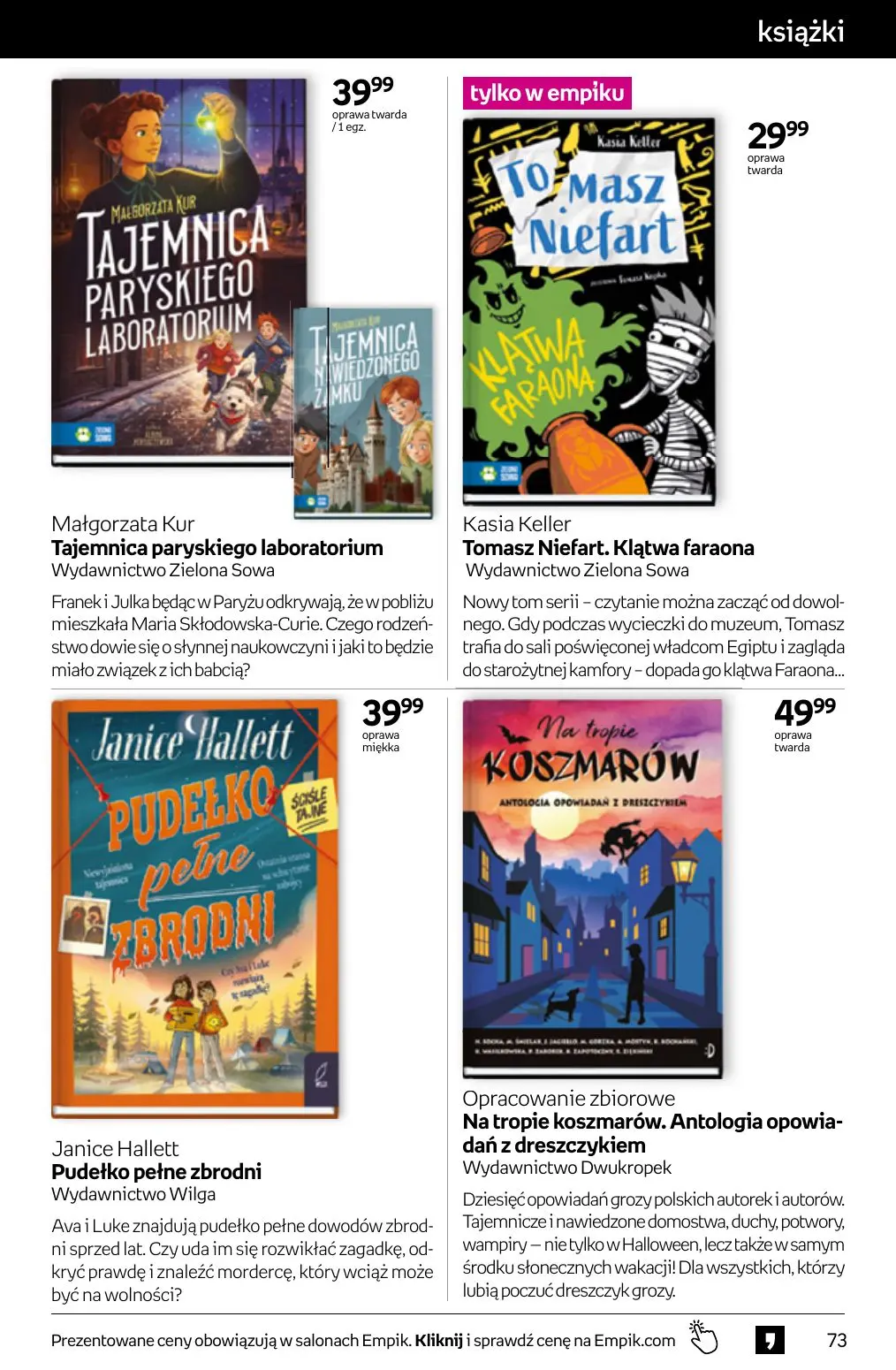 gazetka promocyjna Empik Tom kultury - Strona 73