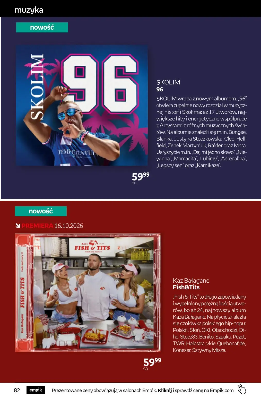 gazetka promocyjna Empik Tom kultury - Strona 82