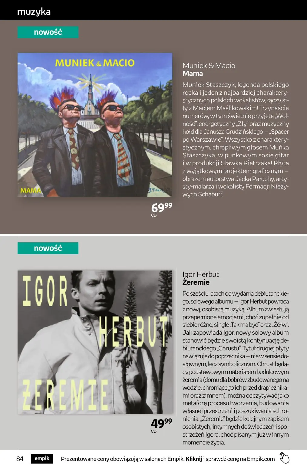 gazetka promocyjna Empik Tom kultury - Strona 84