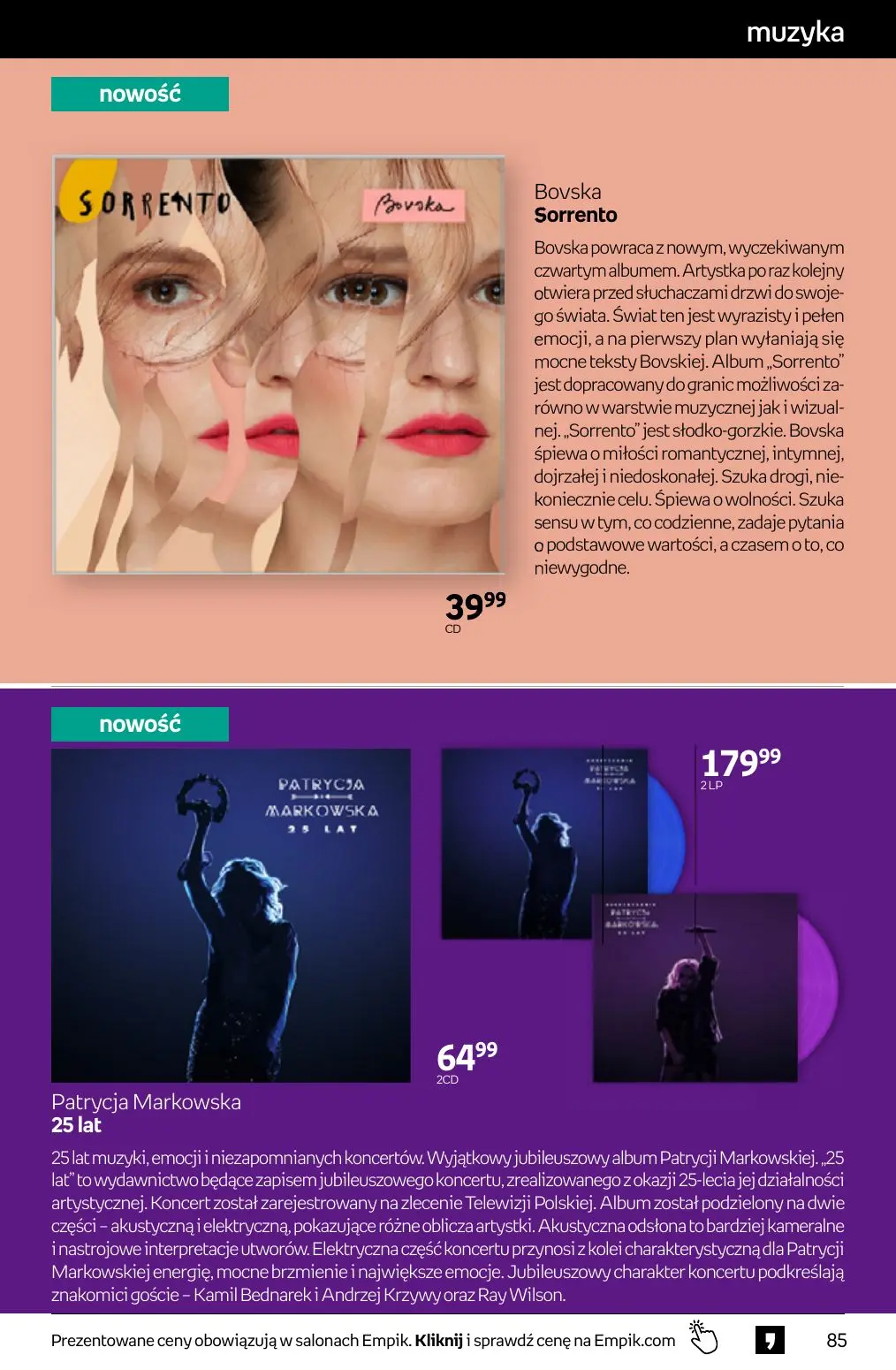 gazetka promocyjna Empik Tom kultury - Strona 85