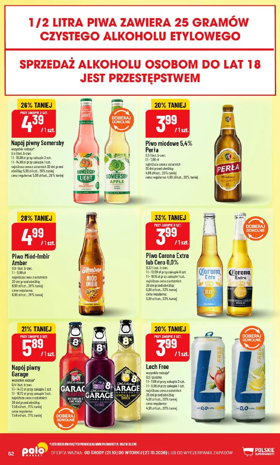 gazetka promocyjna POLOmarket Dystrybutor niskich cen ⛽ - Strona 62