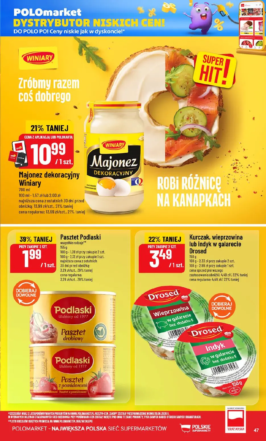 gazetka promocyjna POLOmarket Wielkopolskie, łódzkie - Strona 47