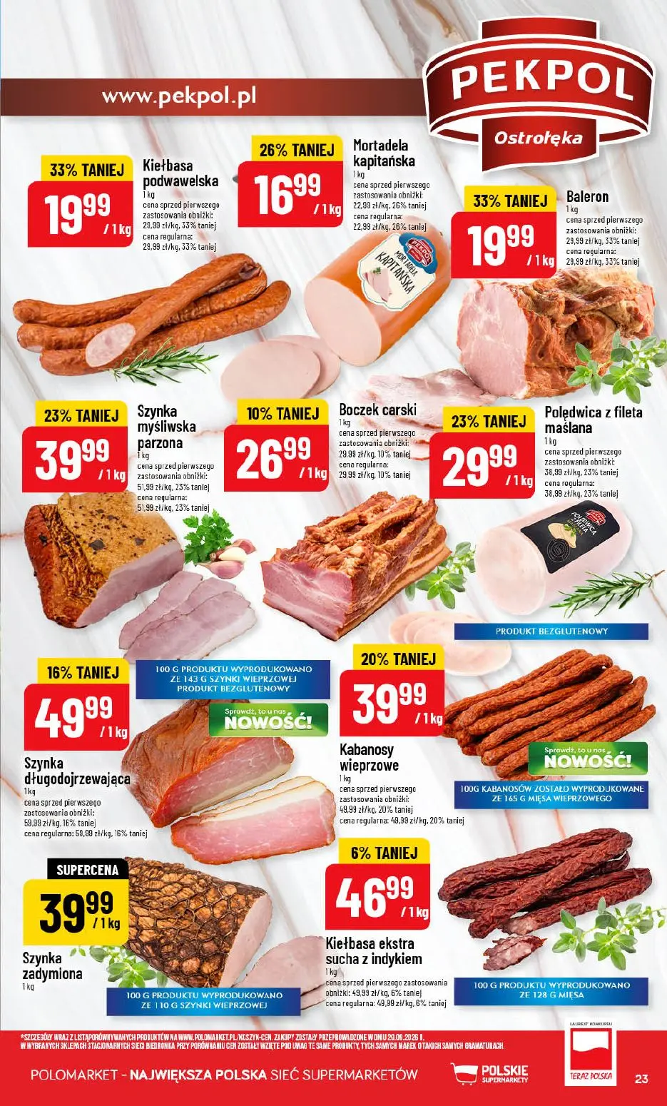 gazetka promocyjna POLOmarket Dystrybutor niskich cen ⛽ - Strona 23