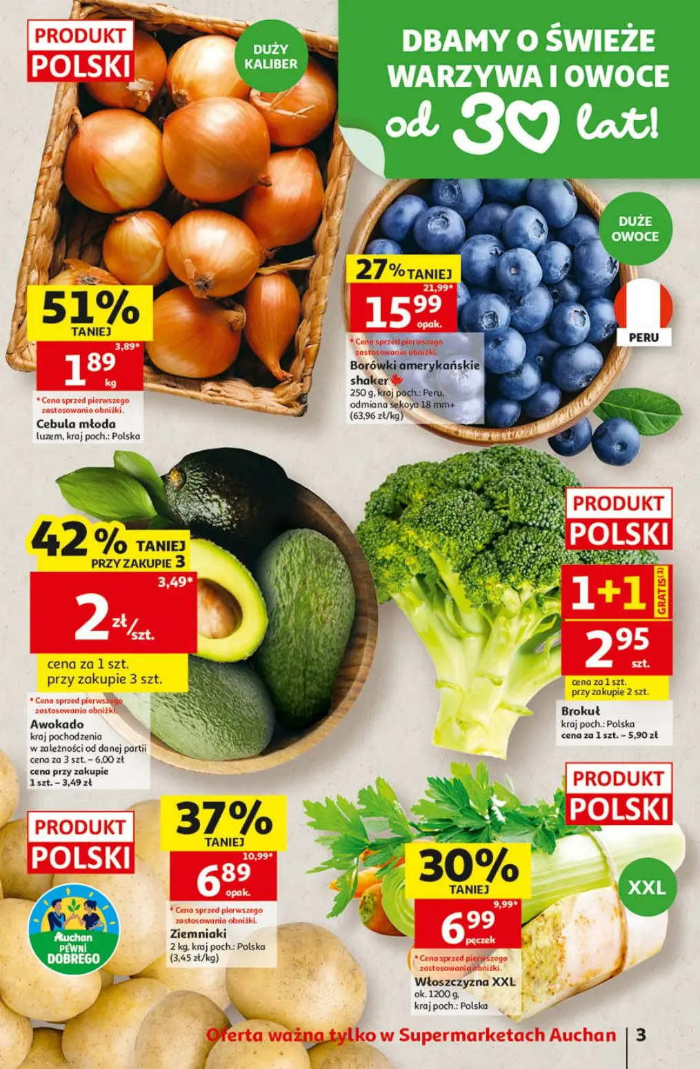 gazetka promocyjna Auchan Supermarket Orły oszczędzania - Strona 3