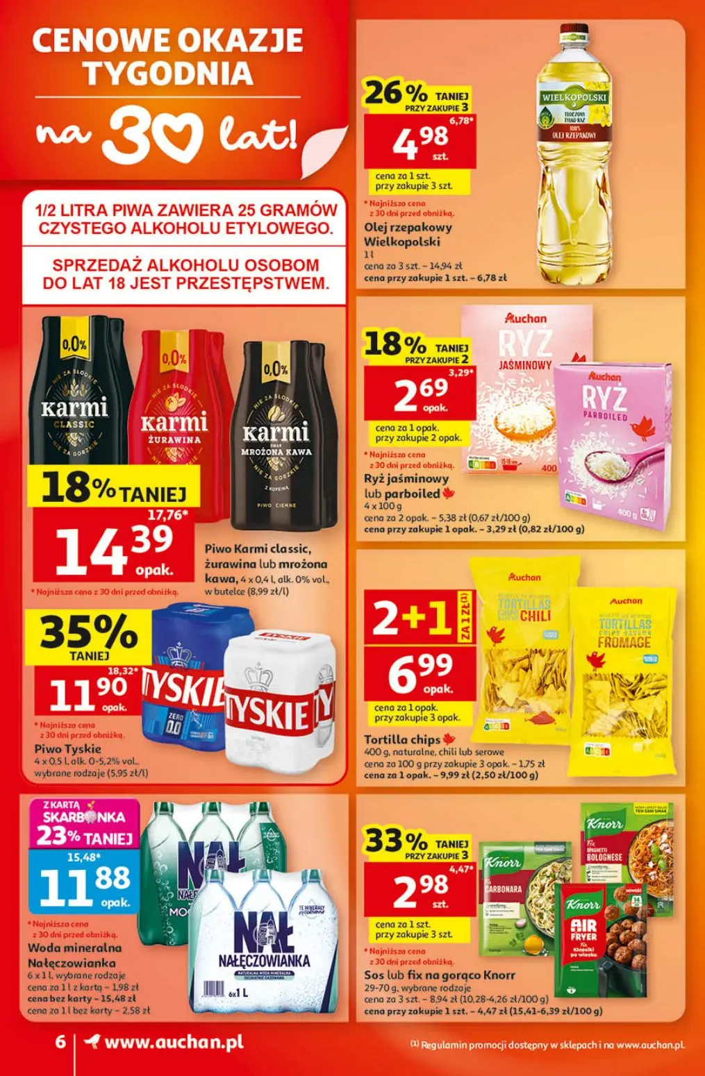 gazetka promocyjna Auchan Supermarket Orły oszczędzania - Strona 6