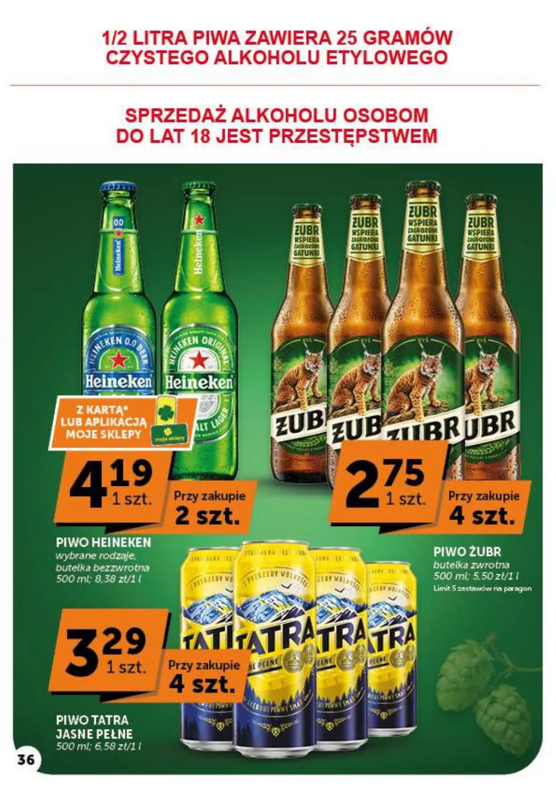 gazetka promocyjna groszek Supermarket - Strona 36