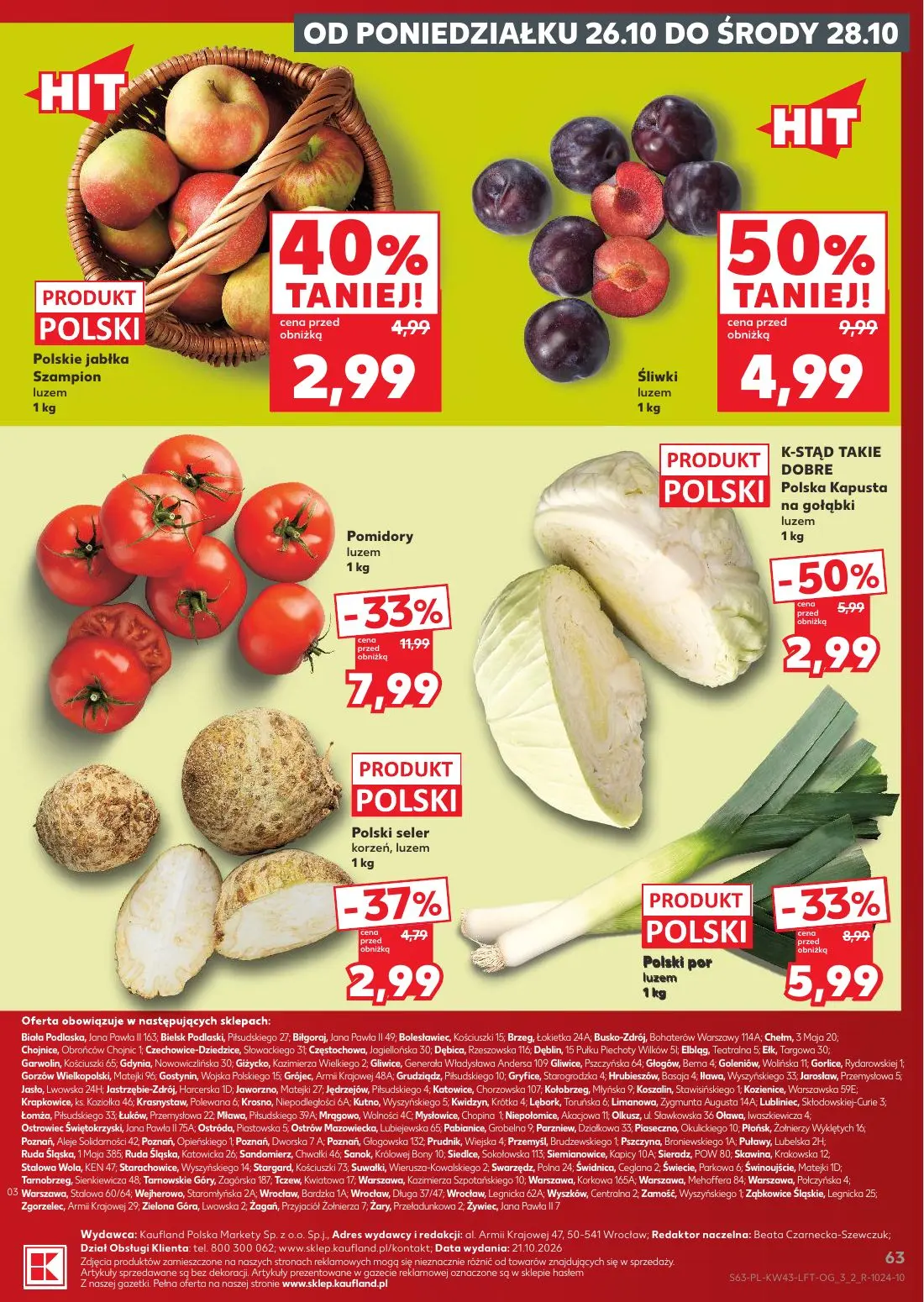 gazetka promocyjna Kaufland Jest fresz - Strona 63