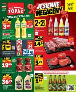 Gazetka promocyjna Topaz, ważna od 2026-10-22 do 2026-10-28.