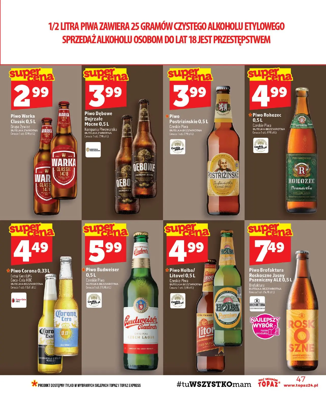 gazetka promocyjna Topaz Ogólna - Strona 47