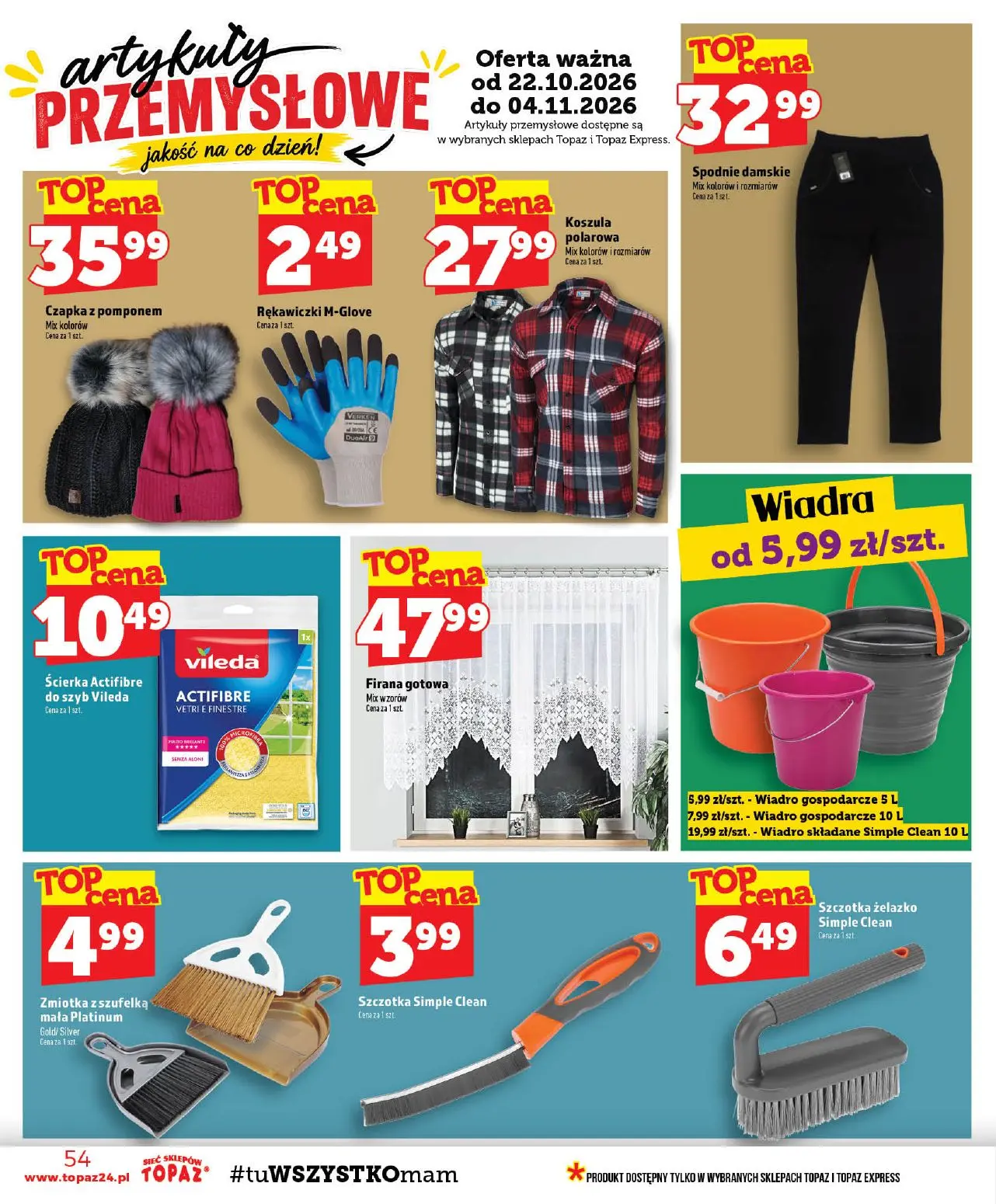 gazetka promocyjna Topaz Ogólna - Strona 54