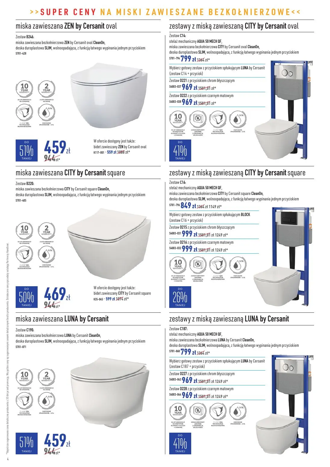 gazetka promocyjna Cersanit Moc promocji - Strona 4