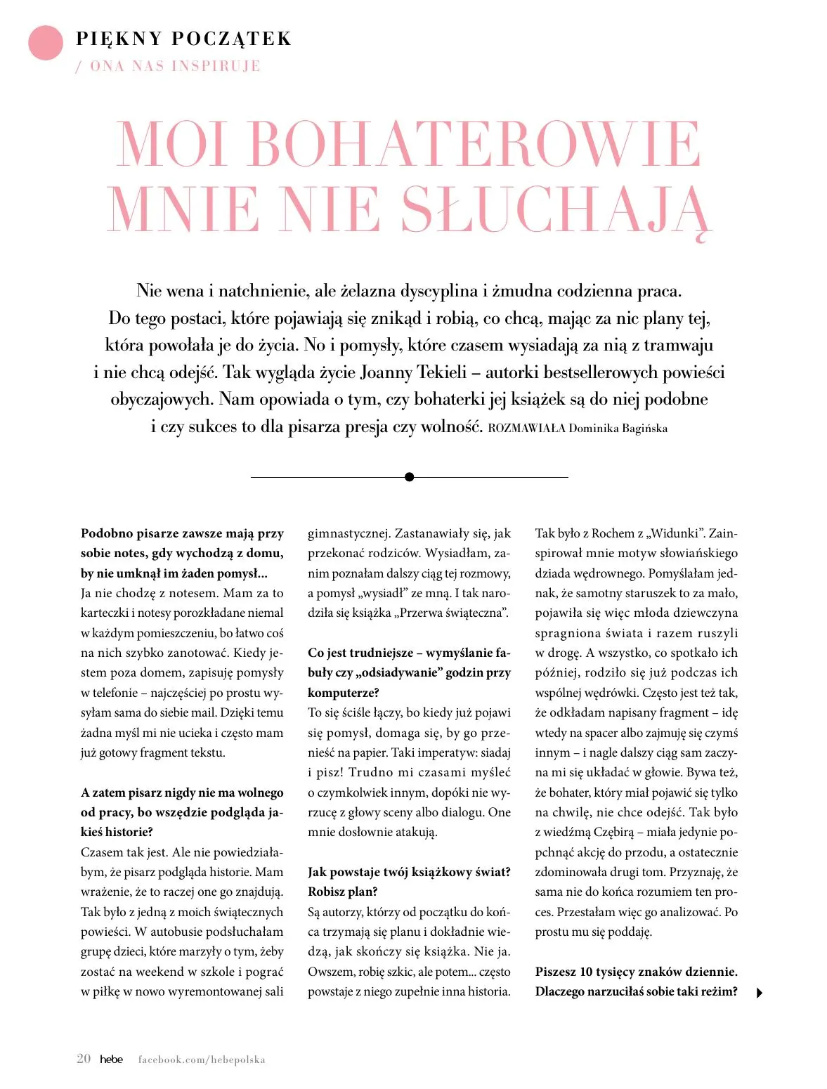gazetka promocyjna hebe Piękny początek jesieni - Strona 20
