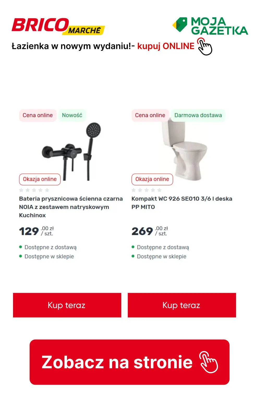 gazetka promocyjna BRICOMARCHE Łazienka w nowym wydaniu! - Strona 4