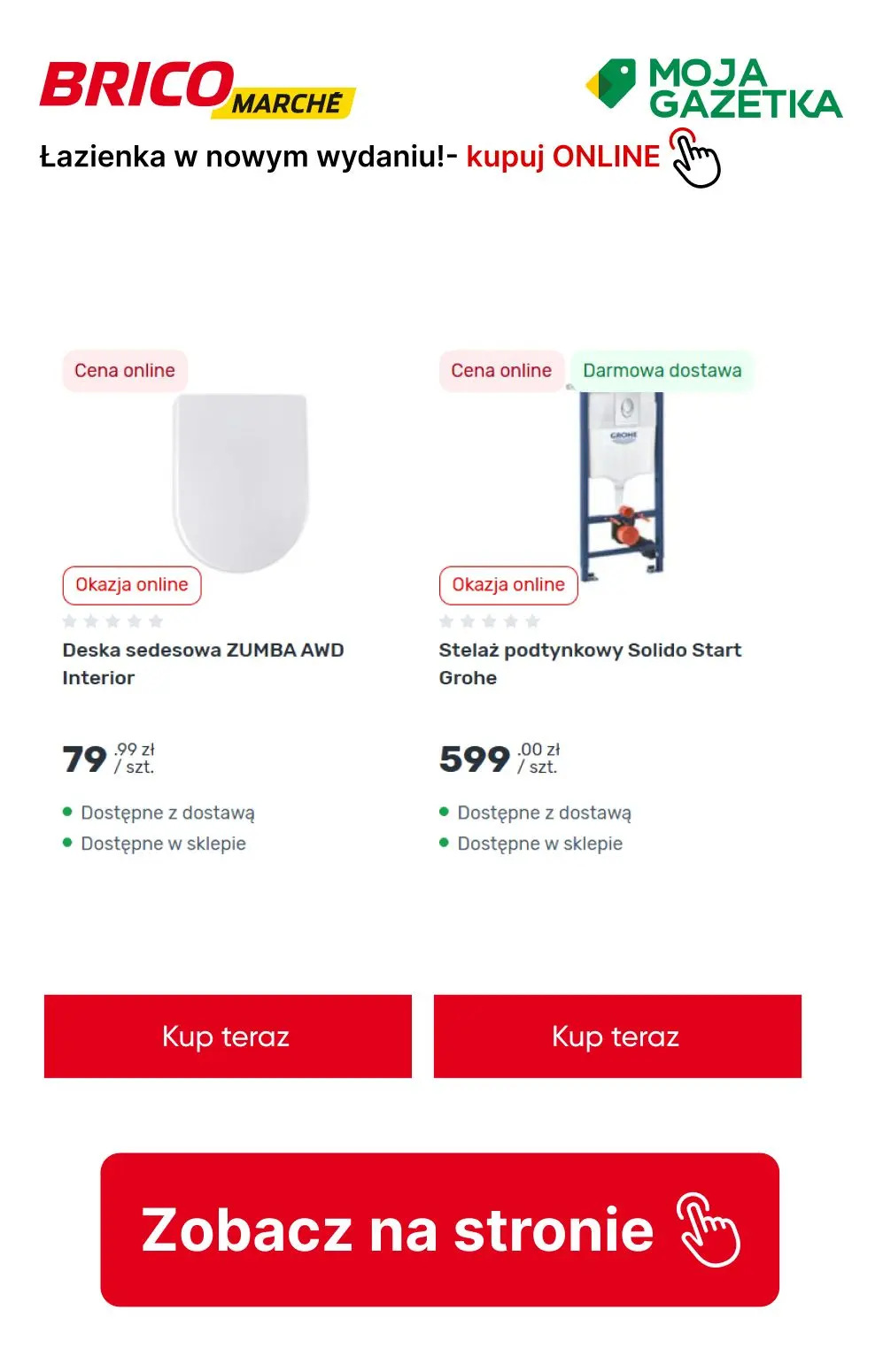 gazetka promocyjna BRICOMARCHE Łazienka w nowym wydaniu! - Strona 8